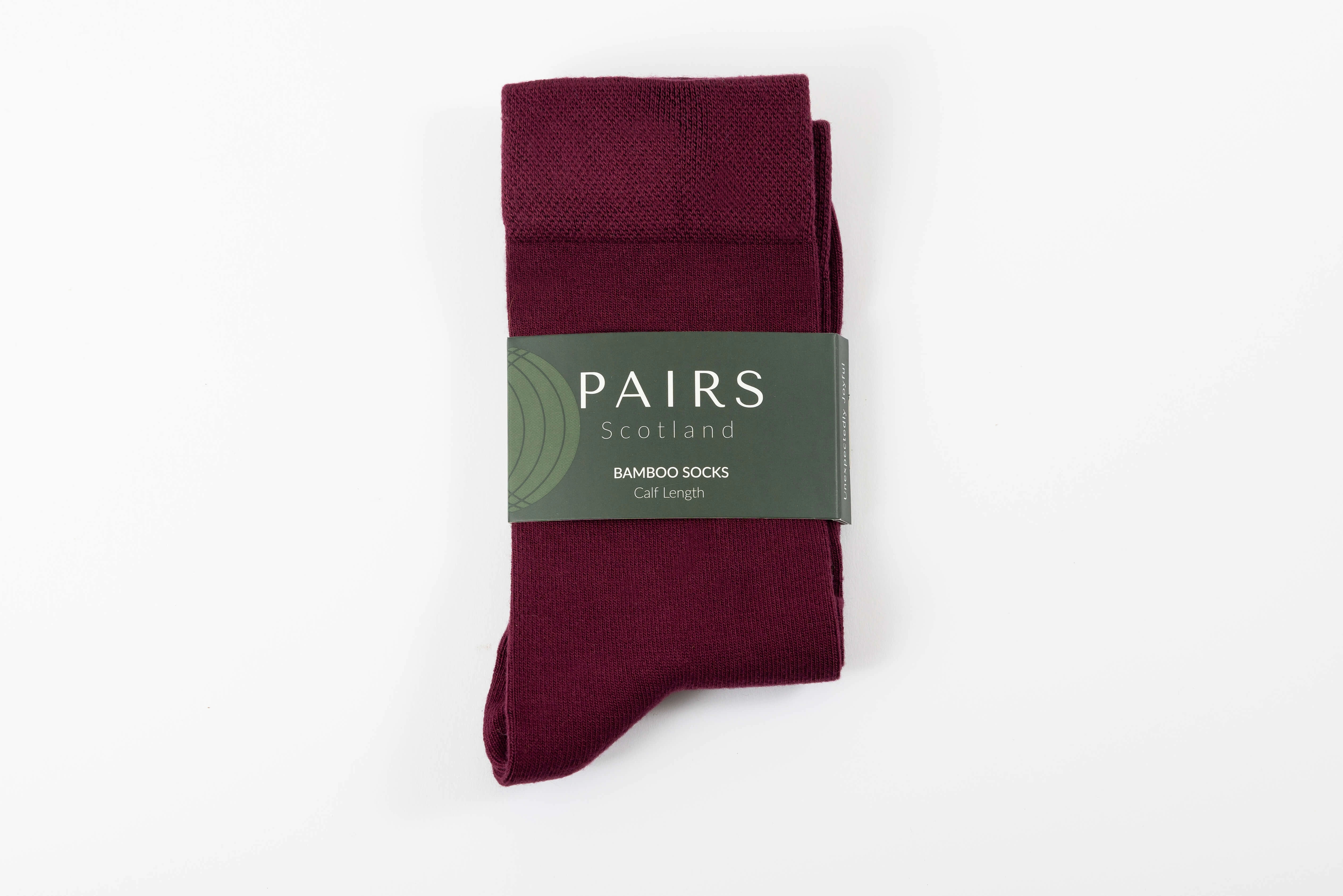 Cozy Burgundy Bamboo Socks Luxe Comfort for Your Feet
